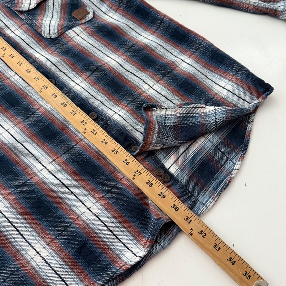 Legendary Whitetails Tough As Buck Plaid Double Pocket Button Flannel Shirt LT - Picture 8 of 8